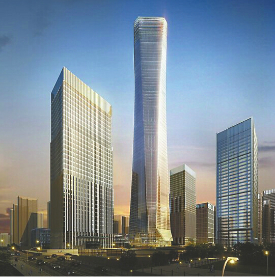济南“第一高”又要刷新 CBD将建569米超高建筑