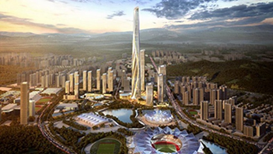 世界第二高楼建设工作开始