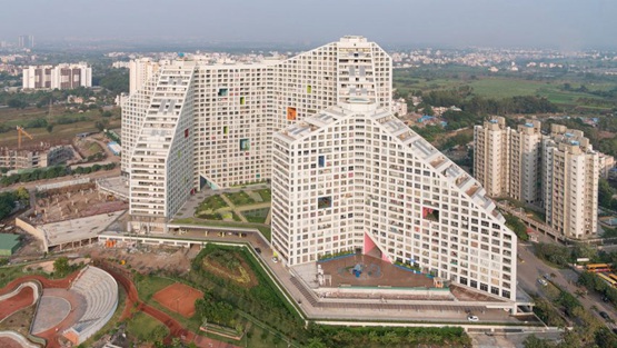 MVRDV在印度设计低成本“山形”住宅楼